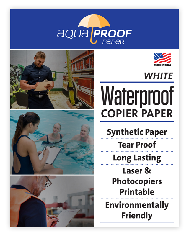 Underwater Paper, Waterproof Printer Paper