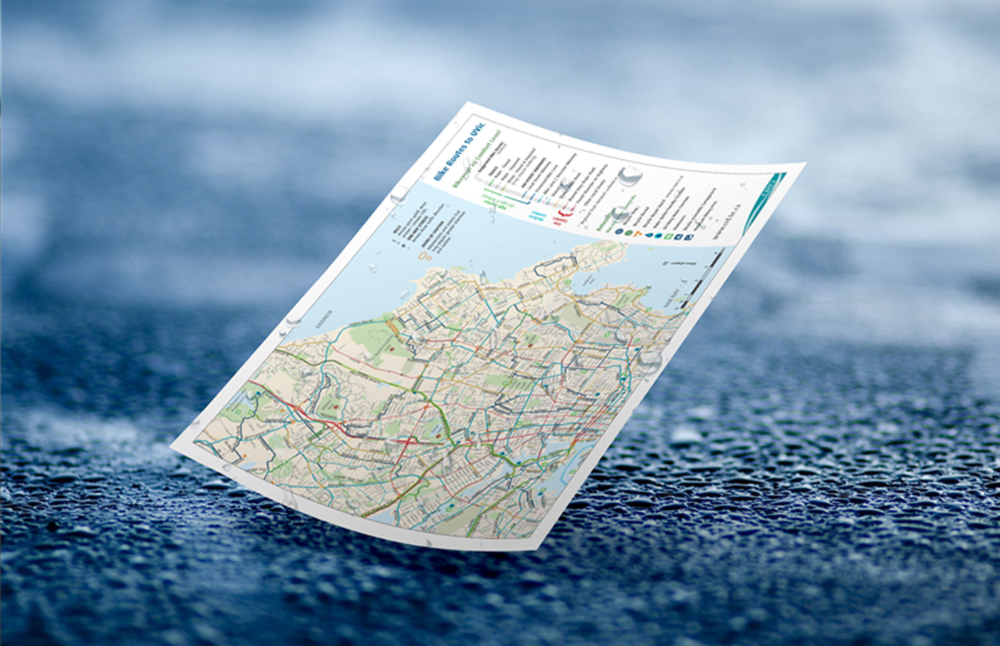 Map Waterproofer 100% Waterproof, Tear Resistant Paper - Aquaproof Paper